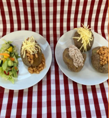 Jacket Potatoes with Toppings
